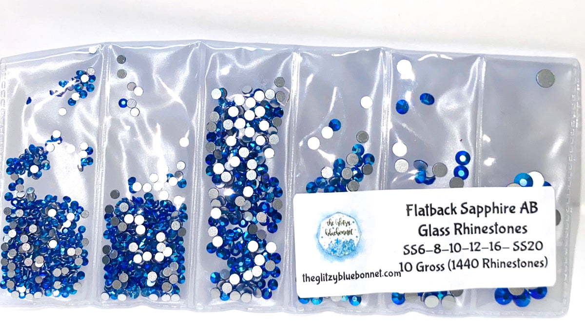 Hyacinth AB Flatback Crystal Rhinestones – The Glitzy Bluebonnet