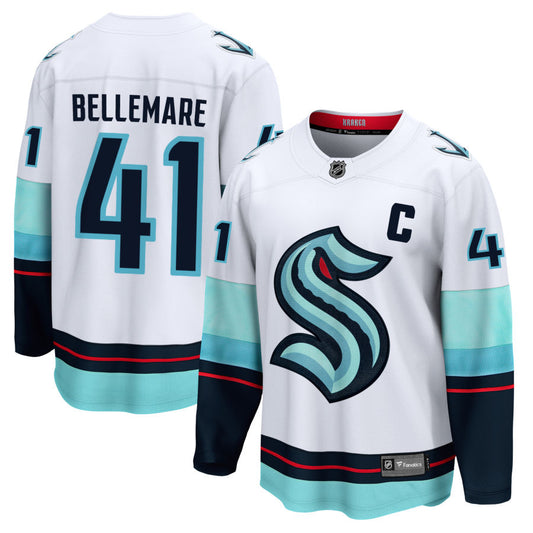 Pierre-Edouard Bellemare Seattle Kraken Fanatics Branded Away Breakaway Jersey - White