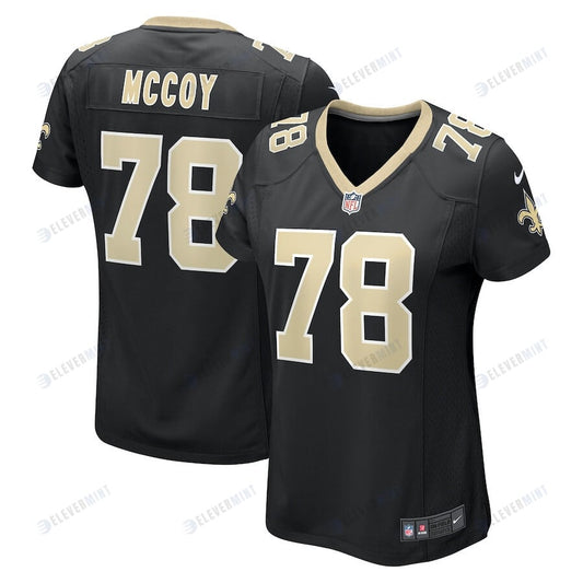 Erik Mccoy 78 New Orleans Saints Women's Game Jersey - Black