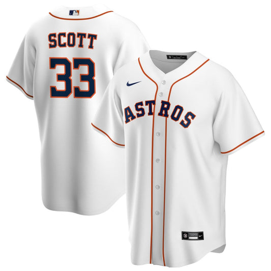 Mike Scott Houston Astros Nike Home RetiredReplica Jersey - White