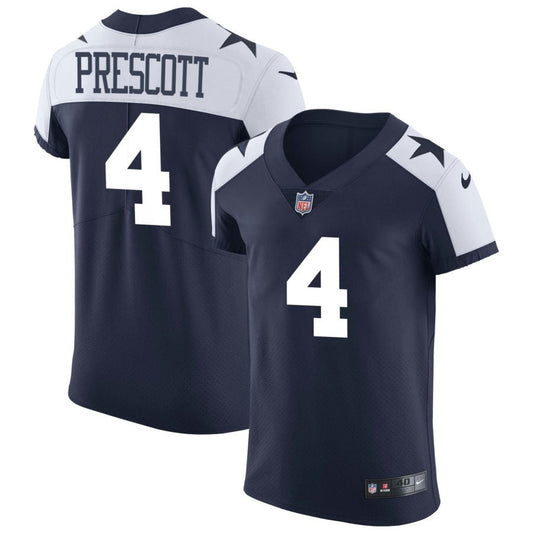 Dak Prescott Dallas Cowboys Nike Alternate Vapor Elite Jersey - Navy