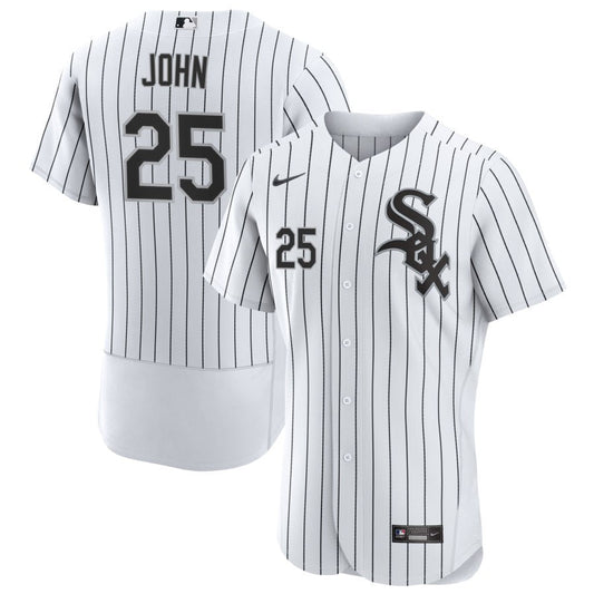 Tommy John Chicago White Sox Nike Home RetiredAuthentic Jersey - White