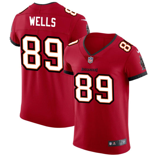 David Wells Tampa Bay Buccaneers Nike Vapor Elite Jersey - Red