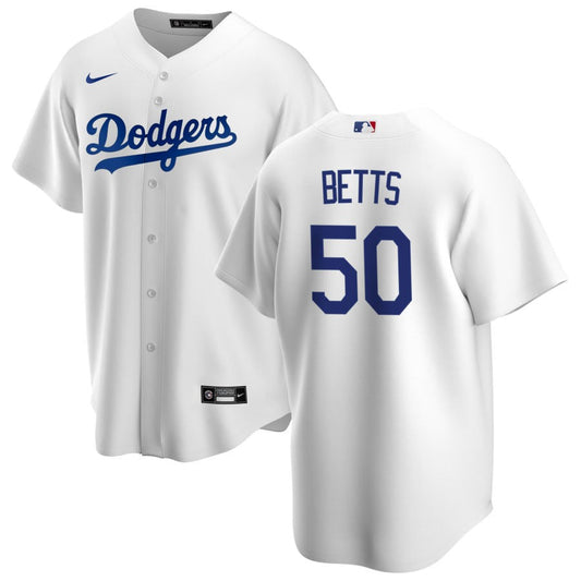 Mookie Betts Los Angeles Dodgers Nike Home Replica Jersey - White