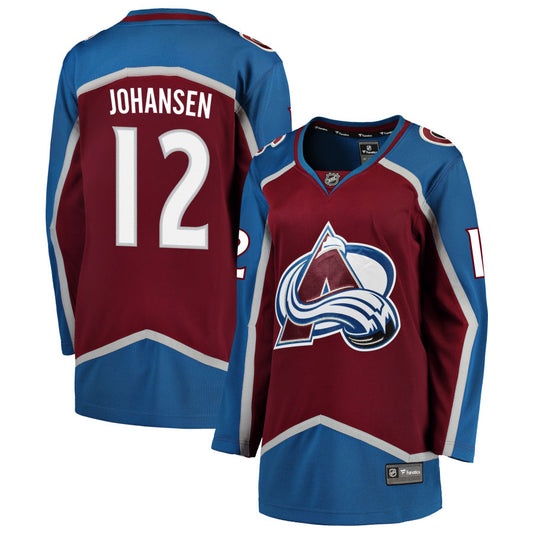 Ryan Johansen Colorado Avalanche Fanatics Branded Women's Home Breakaway Jersey - Maroon