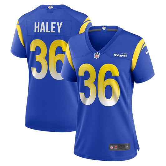 Grant Haley Los Angeles Rams Nike Women's Game Player Jersey - Royal