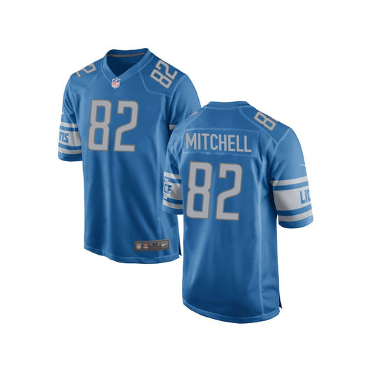 James Mitchell Detroit Lions Nike Youth Team Color Game Jersey - Blue