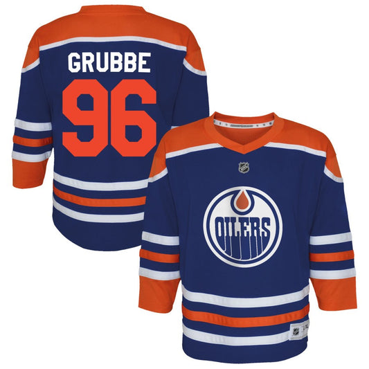 Jayden Grubbe  Edmonton Oilers Outerstuff Toddler Home Replica Jersey - Royal