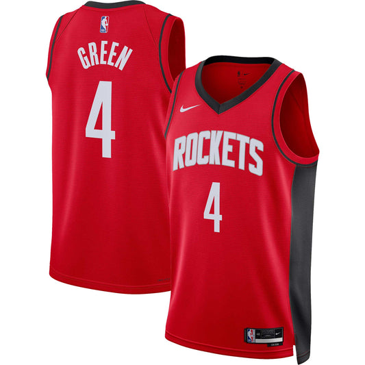 Jalen Green Houston Rockets Nike Unisex Swingman Jersey - Association Edition - Red