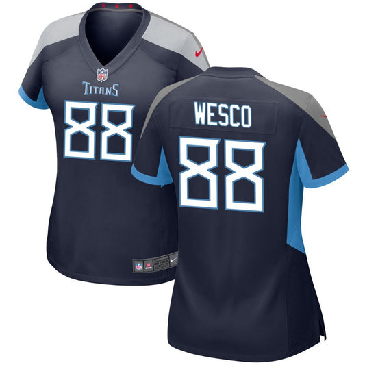 Trevon Wesco Tennessee Titans Nike Women's Game Jersey - Navy