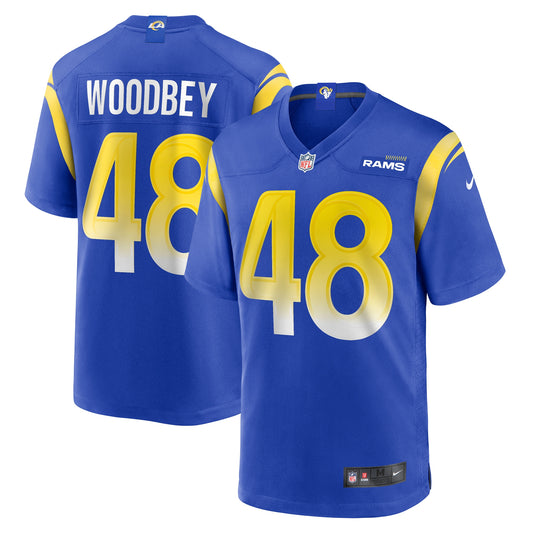 Jaiden Woodbey Los Angeles Rams Nike Home Game Jersey - Royal