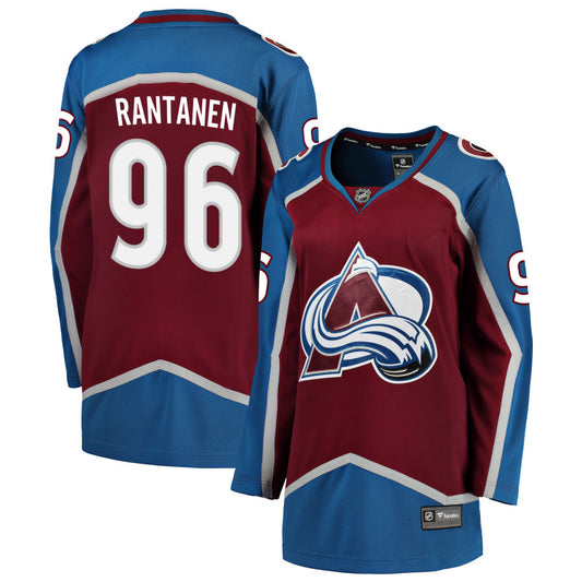 Mikko Rantanen Colorado Avalanche Fanatics Branded Women's Home Breakaway Jersey - Maroon