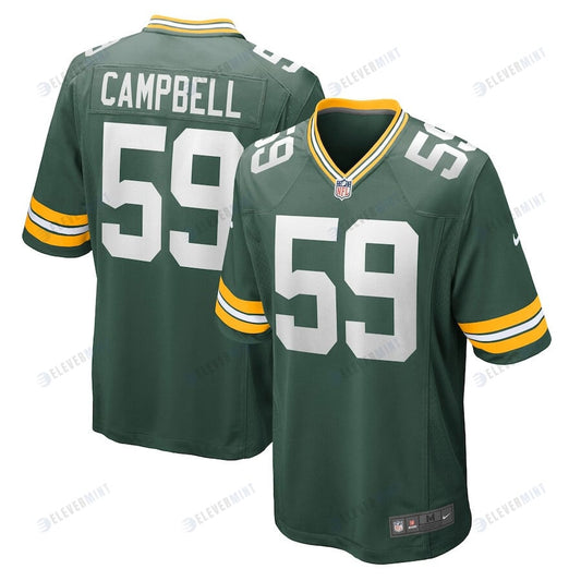 De'Vondre Campbell 59 Green Bay Packers Men Game Jersey - Green