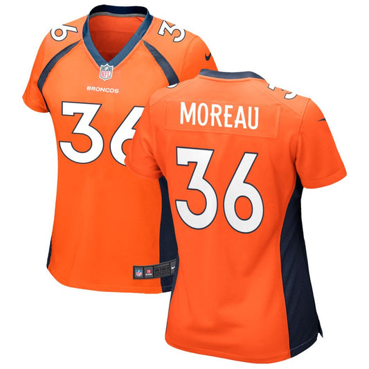 Fabian Moreau Denver Broncos Nike Women's Game Jersey - Orange