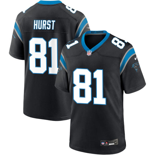 Hayden Hurst Carolina Panthers Nike Game Jersey - Black