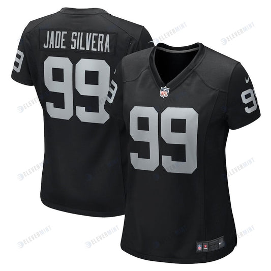 Nesta Jade Silvera 99 Las Vegas Raiders Women Team Game Jersey - Black