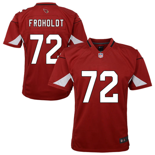 Hjalte Froholdt Arizona Cardinals Nike Youth Team Game Jersey - Cardinal