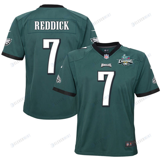 Haason Reddick 7 Philadelphia Eagles Super Bowl LVII Champions 2 Stars 2 Stars Youth Game Jersey - Black