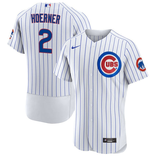 Nico Hoerner Chicago Cubs Nike Home Authentic Jersey - White