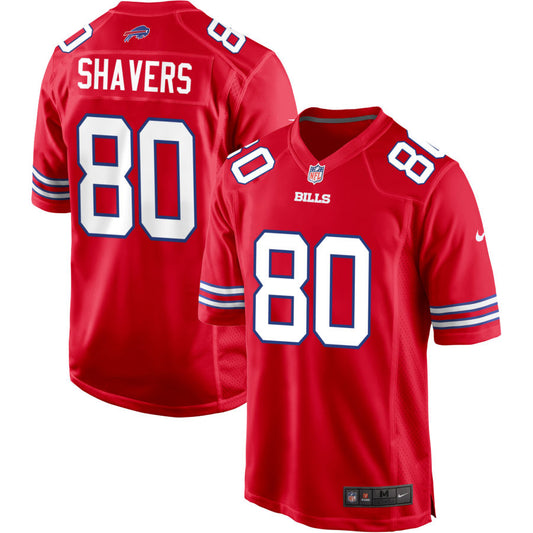 Tyrell Shavers Buffalo Bills Nike Alternate Game Jersey - Red