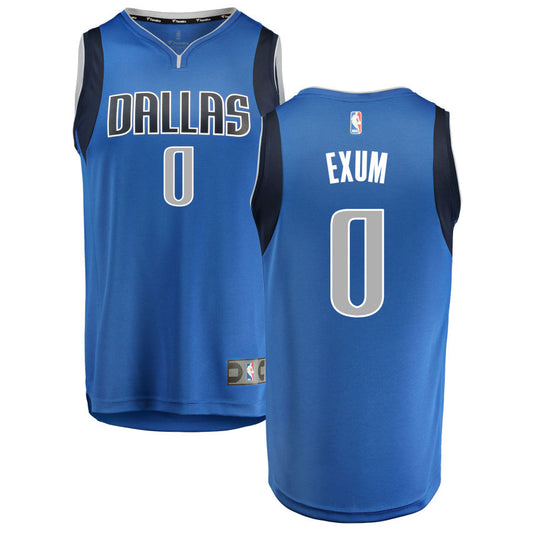 Dante Exum Dallas Mavericks Fanatics Branded Fast Break Replica Jersey Blue - Icon Edition