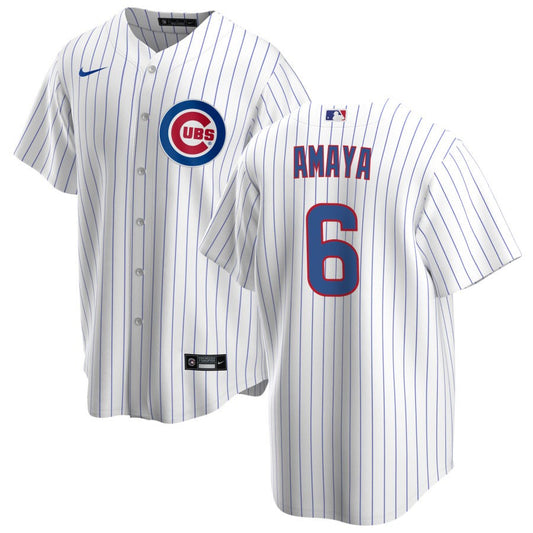 Miguel Amaya Chicago Cubs Nike Youth Home Replica Jersey - White