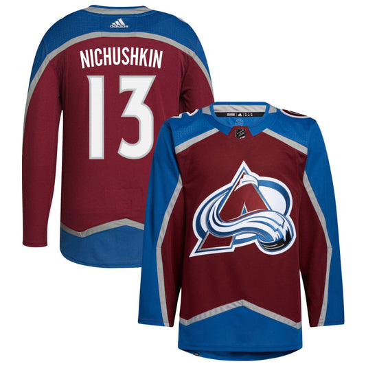 Valeri Nichushkin Colorado Avalanche adidas Home Primegreen Authentic Pro Jersey - Burgundy