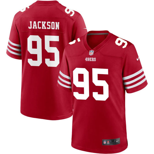 Drake Jackson San Francisco 49ers Nike Jersey - Scarlet