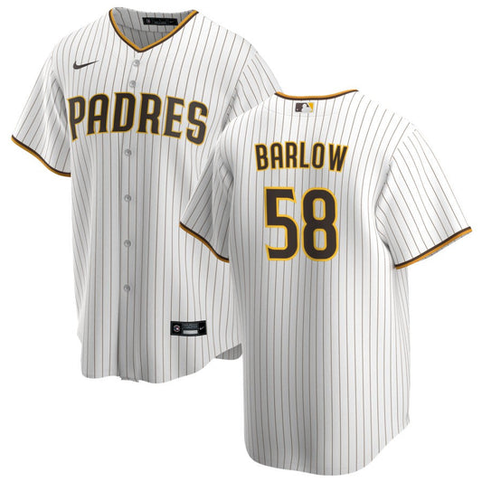 Scott Barlow San Diego Padres Nike Youth Replica Jersey - White