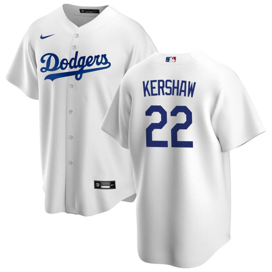 Clayton Kershaw Los Angeles Dodgers Nike Home Replica Jersey - White