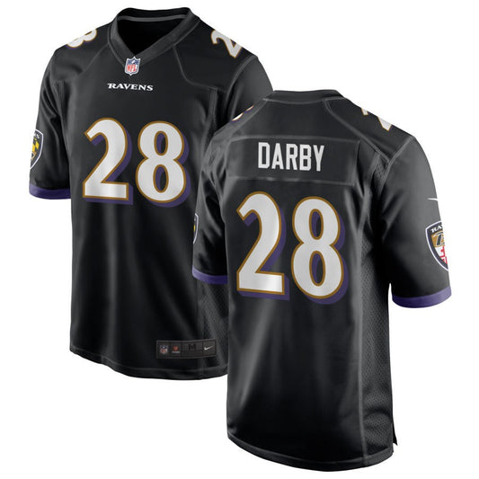 Ronald Darby Baltimore Ravens Nike Alternate Game Jersey - Black