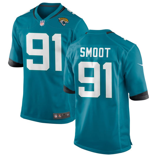 Dawuane Smoot Jacksonville Jaguars Nike Youth Game Jersey - Teal