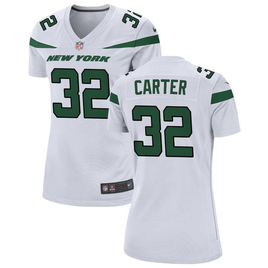 Michael Carter New York Jets Nike Women's Game Jersey - White