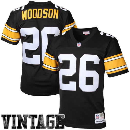 Rod Woodson Pittsburgh Steelers Mitchell & Ness Retired Player Legacy Replica Jersey - Black