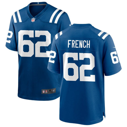 Wesley French Nike Indianapolis Colts Game Jersey - Royal