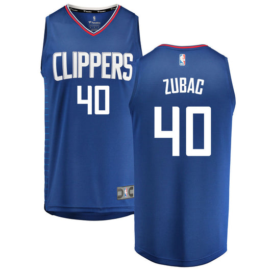 Ivica Zubac LA Clippers Fanatics Branded Fast Break Replica Jersey Royal - Icon Edition