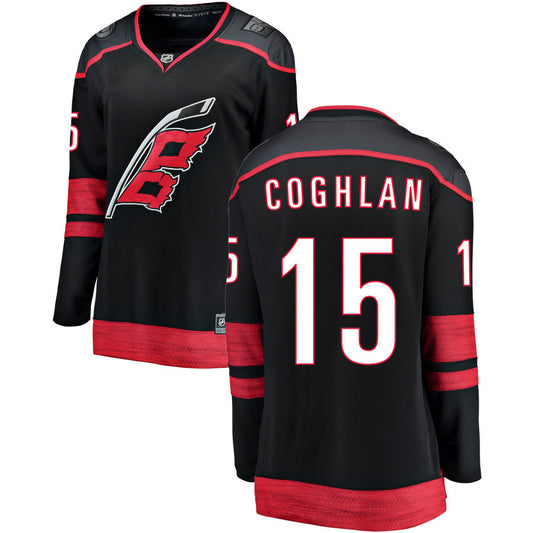 Dylan Coghlan Carolina Hurricanes Fanatics Branded Women's Alternate Breakaway Jersey - Black