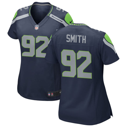 Tyreke Smith Seattle Seahawks Nike Women's Game Jersey - College Navy