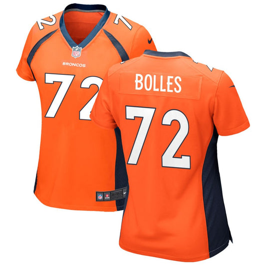 Garett Bolles Denver Broncos Nike Women's Game Jersey - Orange