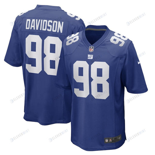 D.J. Davidson New York Giants Game Player Jersey - Royal