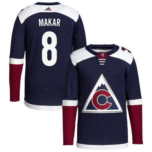 Cale Makar Colorado Avalanche adidas 2018/19 Alternate Primegreen Authentic Pro Jersey - Navy