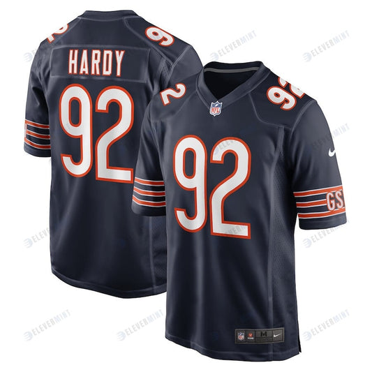 Daniel Hardy 92 Chicago Bears Men Team Game Jersey - Navy