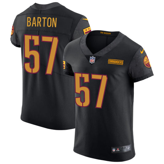 Cody Barton Washington Commanders Nike Vapor Untouchable Elite Alternate Jersey - Black