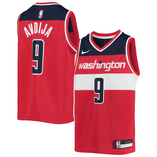 Deni Avdija Washington Wizards Nike Youth 2020/21 Swingman Jersey - Red - Icon Edition