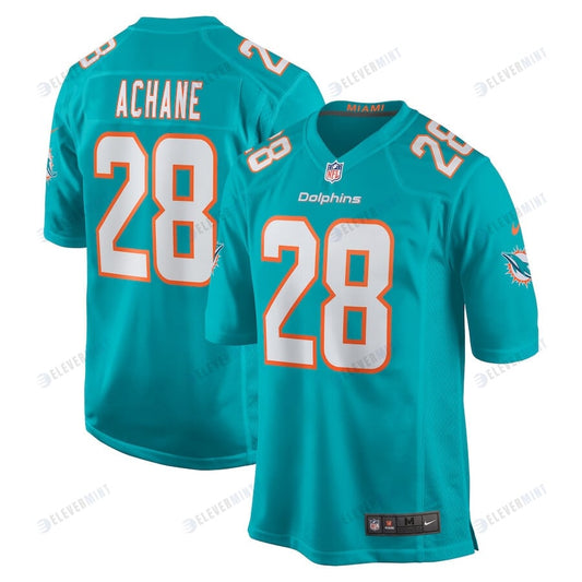 Devon Achane 28 Miami Dolphins Men Game Jersey - Aqua