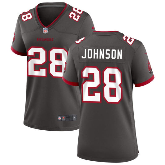 Cephus Johnson Tampa Bay Buccaneers Nike Women's Alternate Game Jersey - Pewter