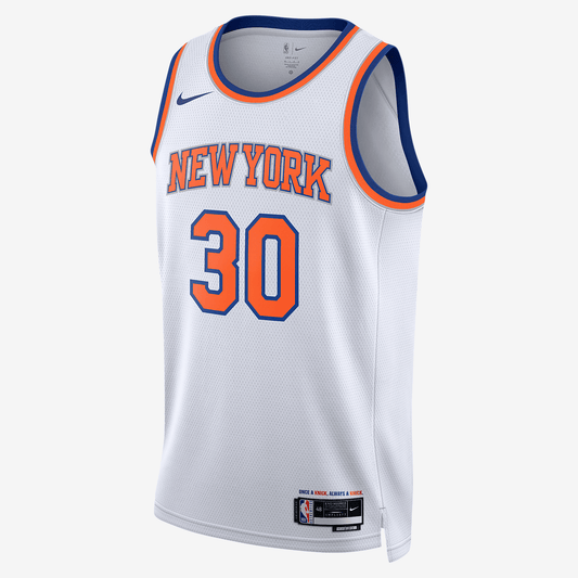 New York Knicks Association Edition 2022/23 Nike Dri-FIT NBA Swingman Jersey - White