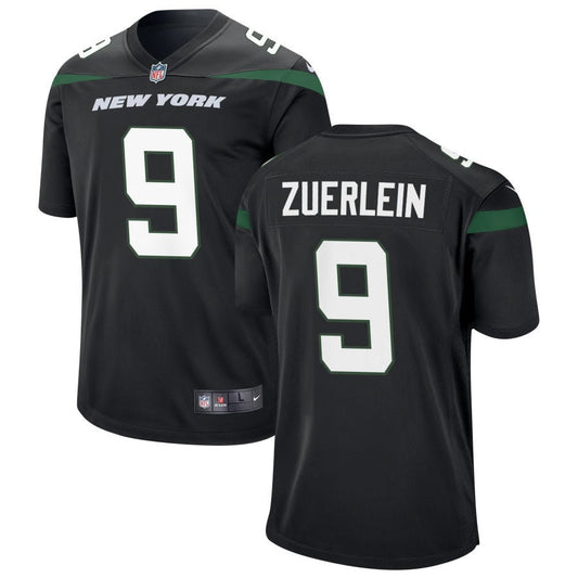 Greg Zuerlein New York Jets Nike Alternate Game Jersey - Stealth Black