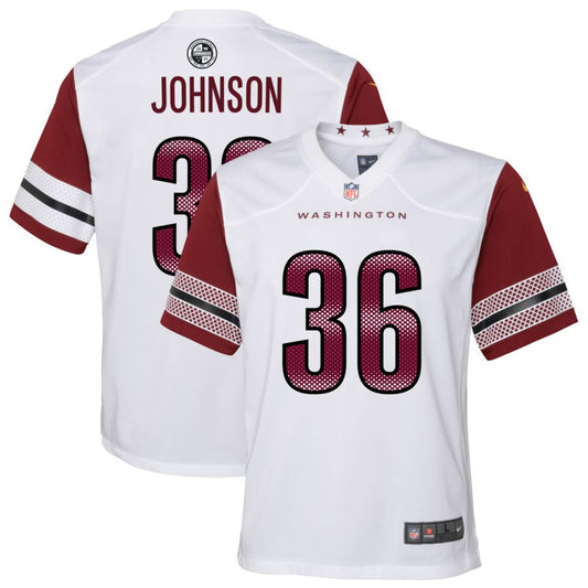 Danny Johnson Washington Commanders Nike Youth Game Player Jersey - White