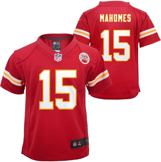 Nike Boys' Kansas City Chiefs Patrick Mahomes 15 Game Team Jersey